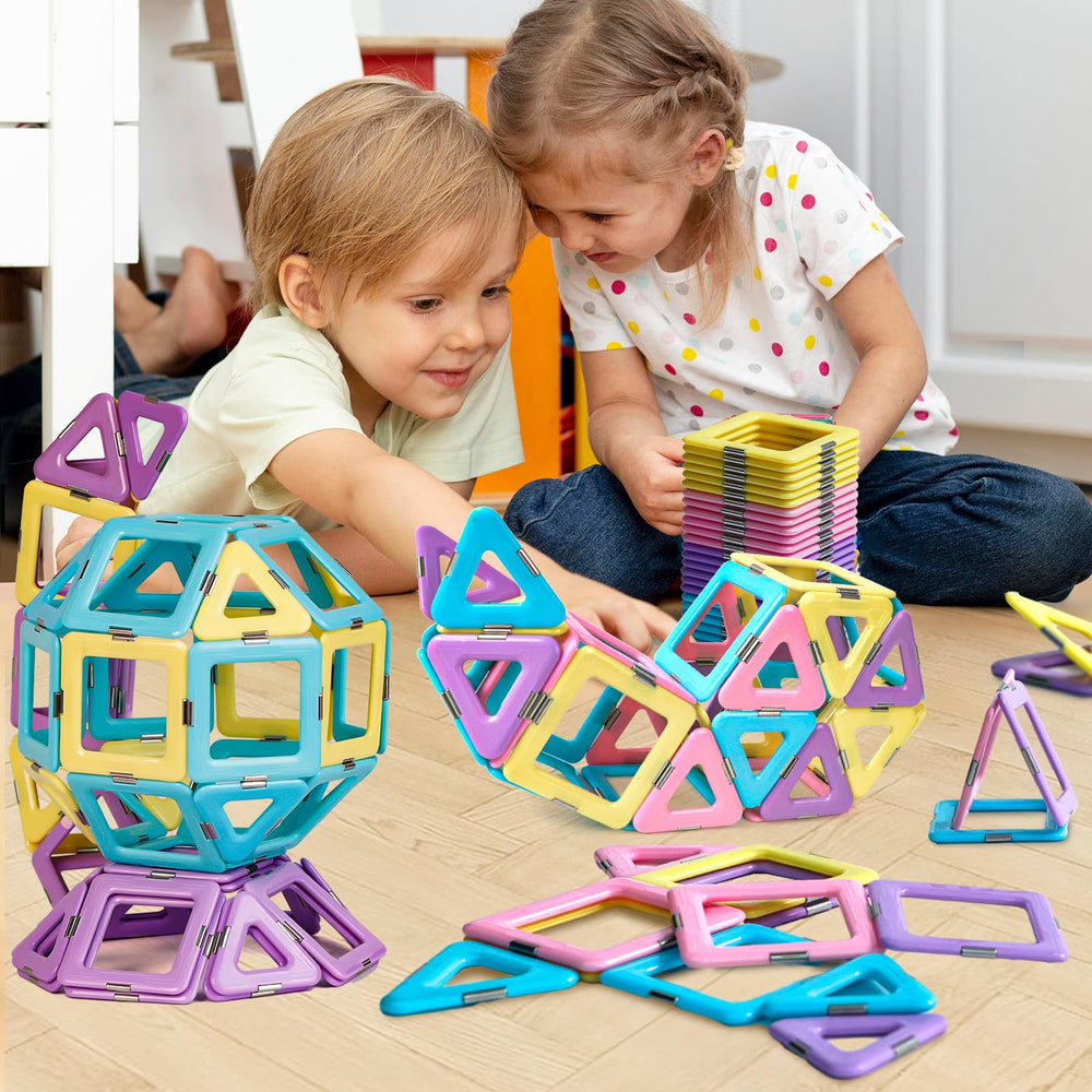TOKBLOK pastel tiles encourage teamwork during collaborative play