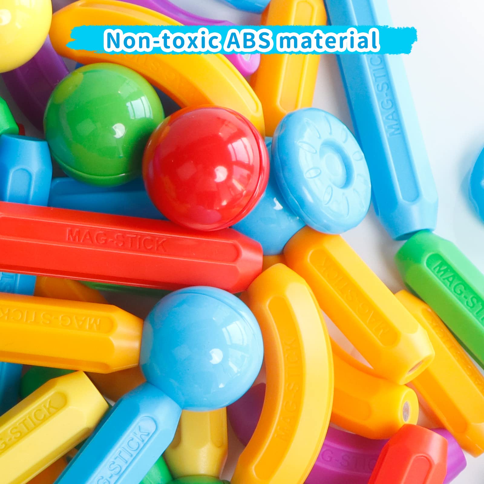 TOKBLOK safe ABS plastic construction withstands toddler play