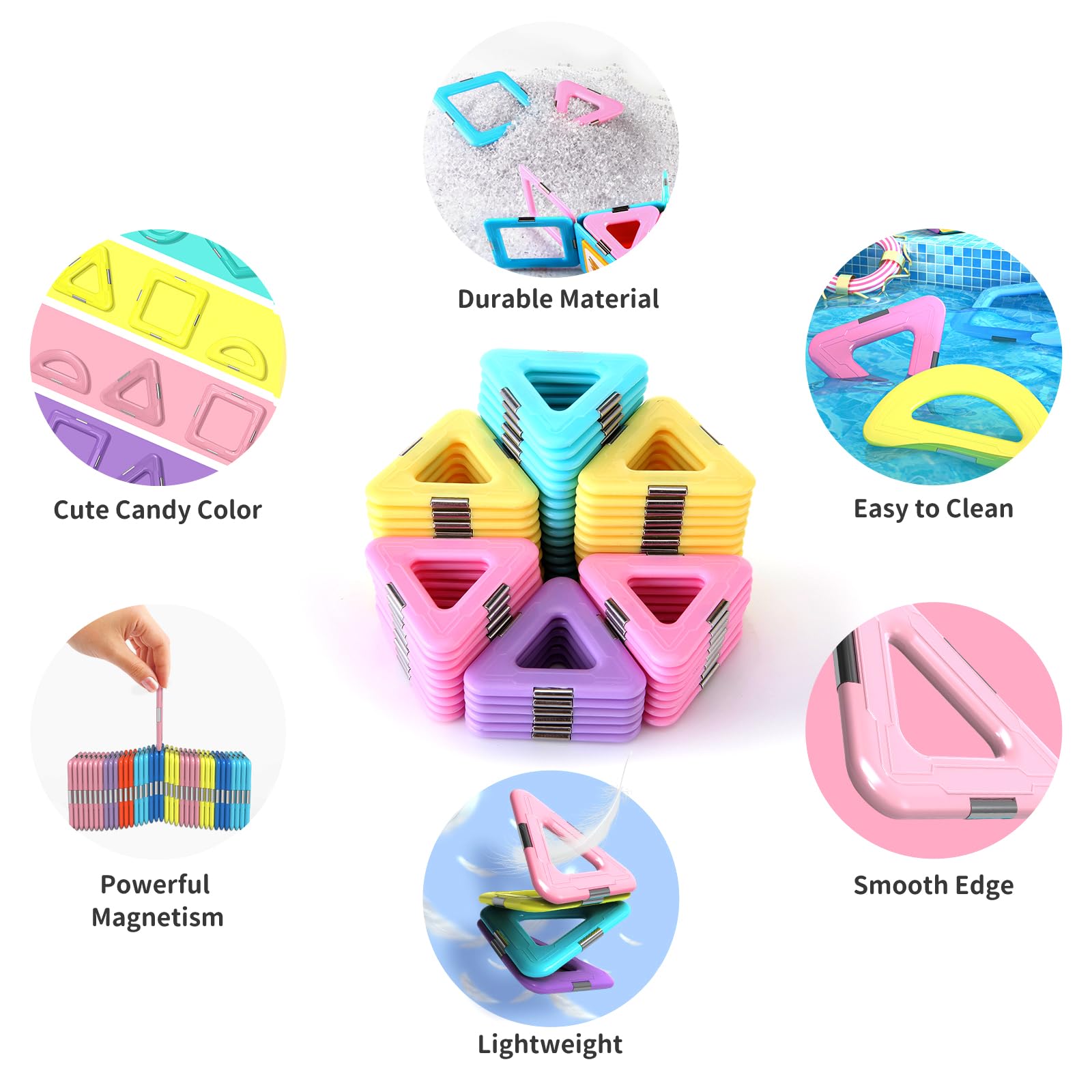 TOKBLOK pastel tiles travel-friendly for on-the-go play