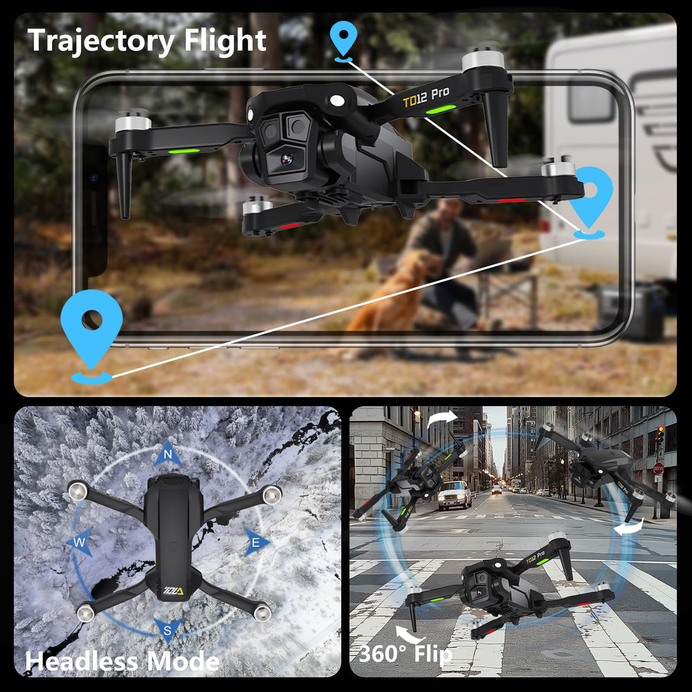 Toladrone TD12Pro three speed modes for beginners to advanced pilots.