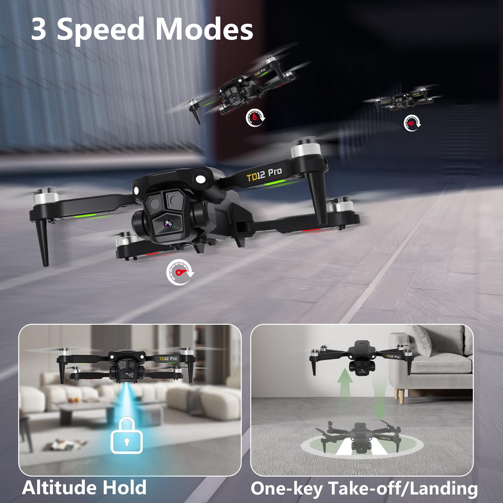 Toladrone TD12Pro Level 3 wind resistance suited for outdoor photography sessions.
