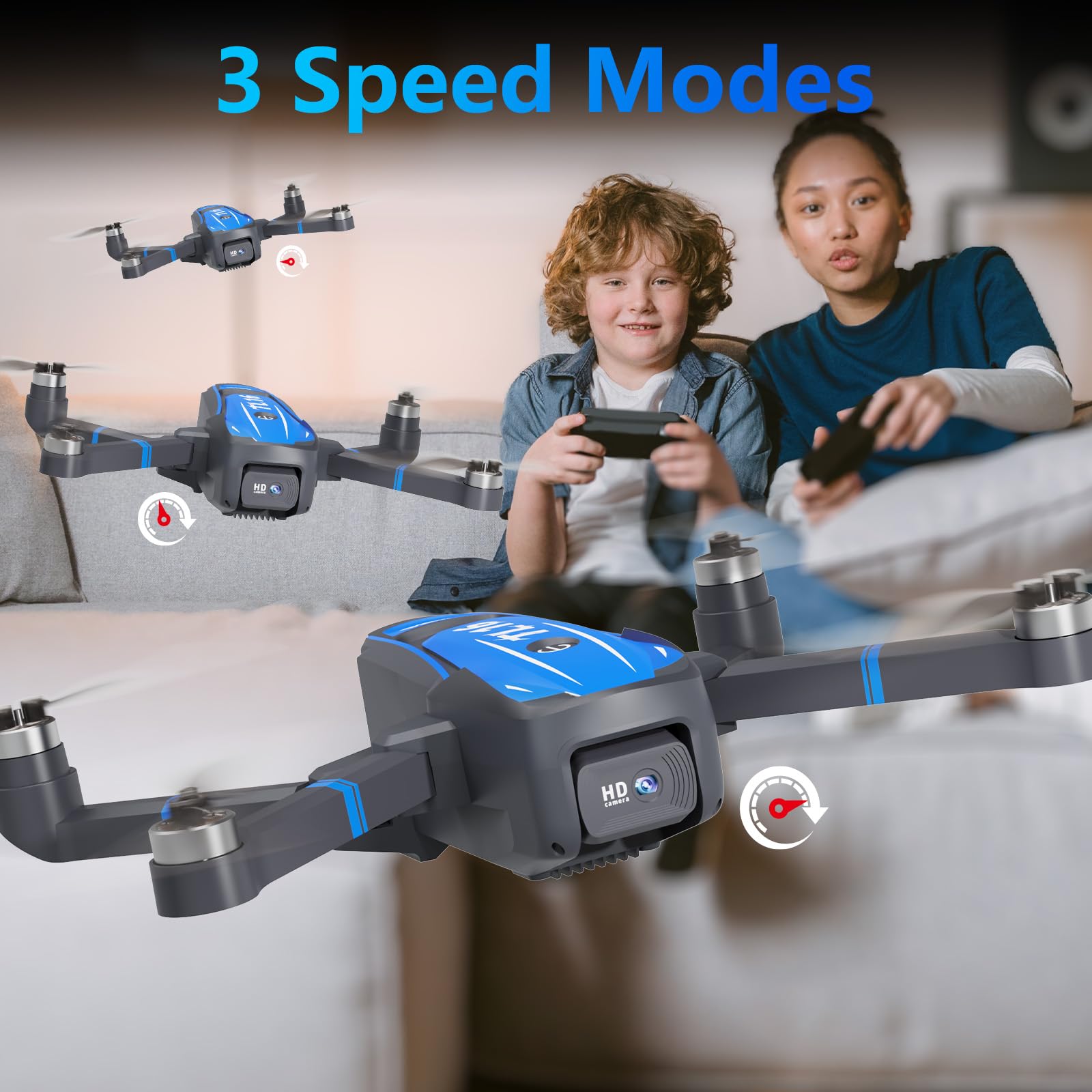 Toladrone TL16 dual control via app and remote.