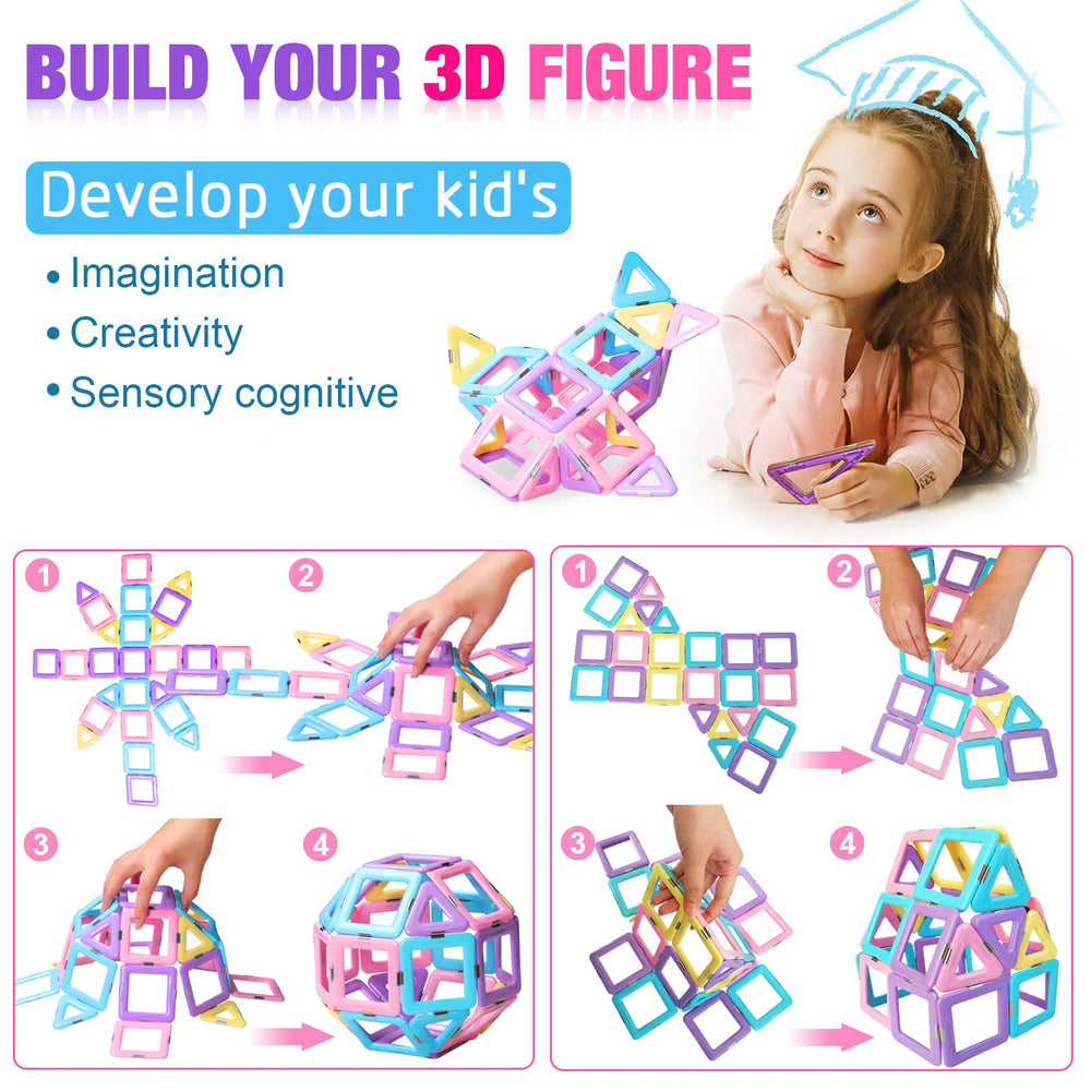 Tolnetr magnetic tiles family-play moments promote shared creativity and focus.