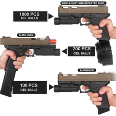 Tomatong Gel Toys X8 long hopper for extended shooting range