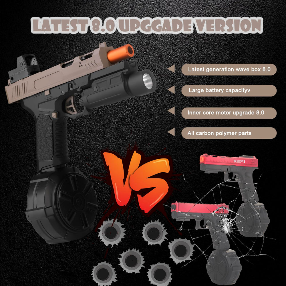 Tomatong Gel Toys X8 packaging shows all components included
