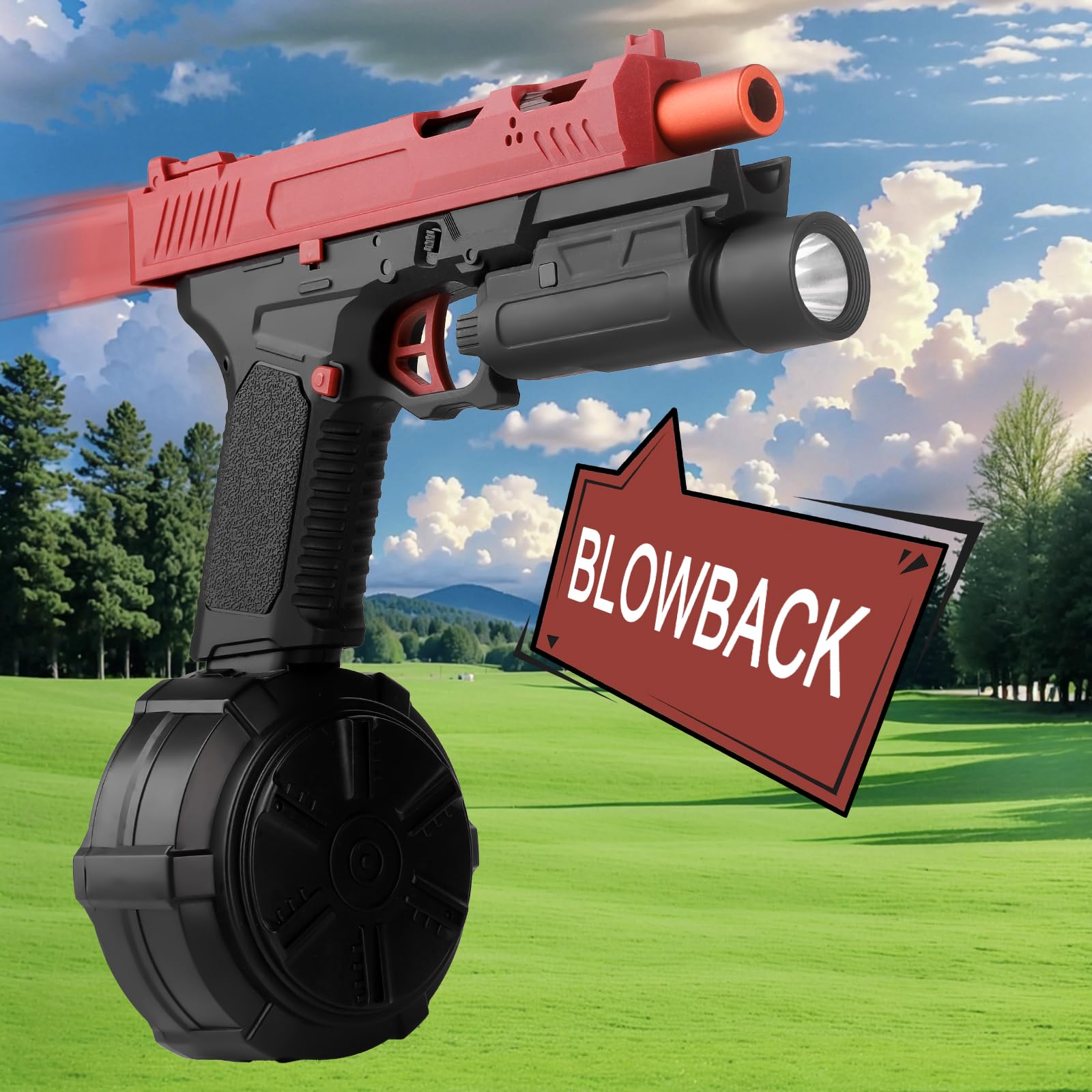 Tomatong short hopper enables quick rounds and fast reloads.