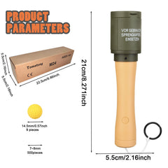 Tomatong toy hand grenade foam ammo pack with foam rounds.