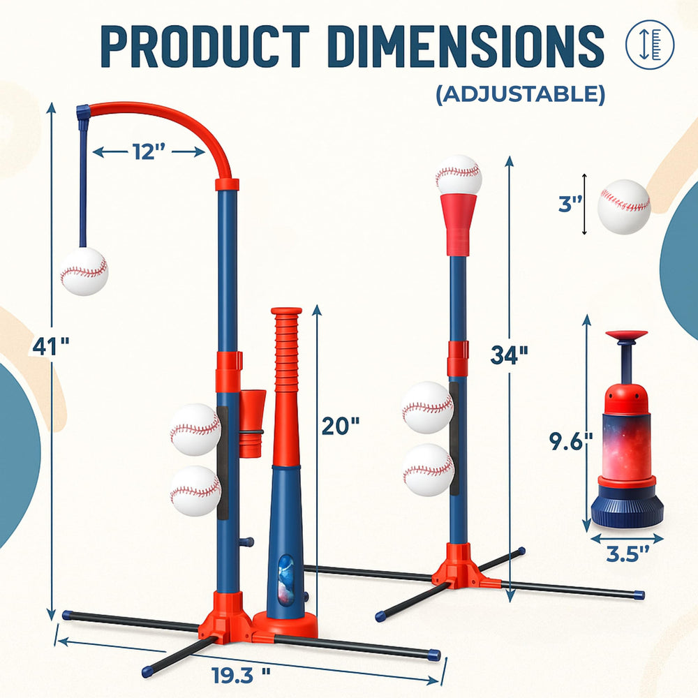 TOMLEON ball launcher adds dynamic batting drills for growth.