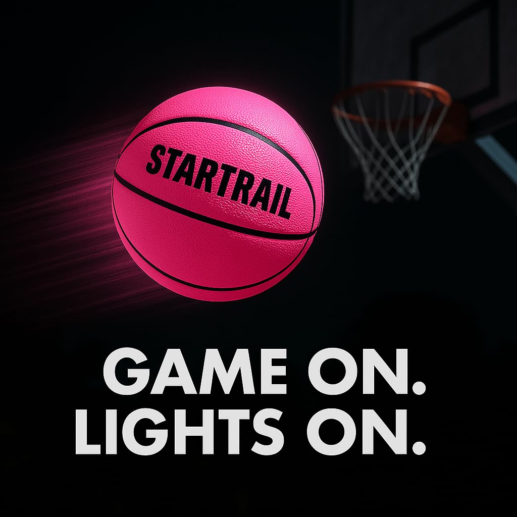 TOMLEON Light-Up Basketball enhances social play during group games.