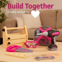 TOMLEON bubble level toy helps balance checks in pretend construction.