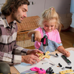 TOMLEON construction vest adds role-play authenticity during build activities.