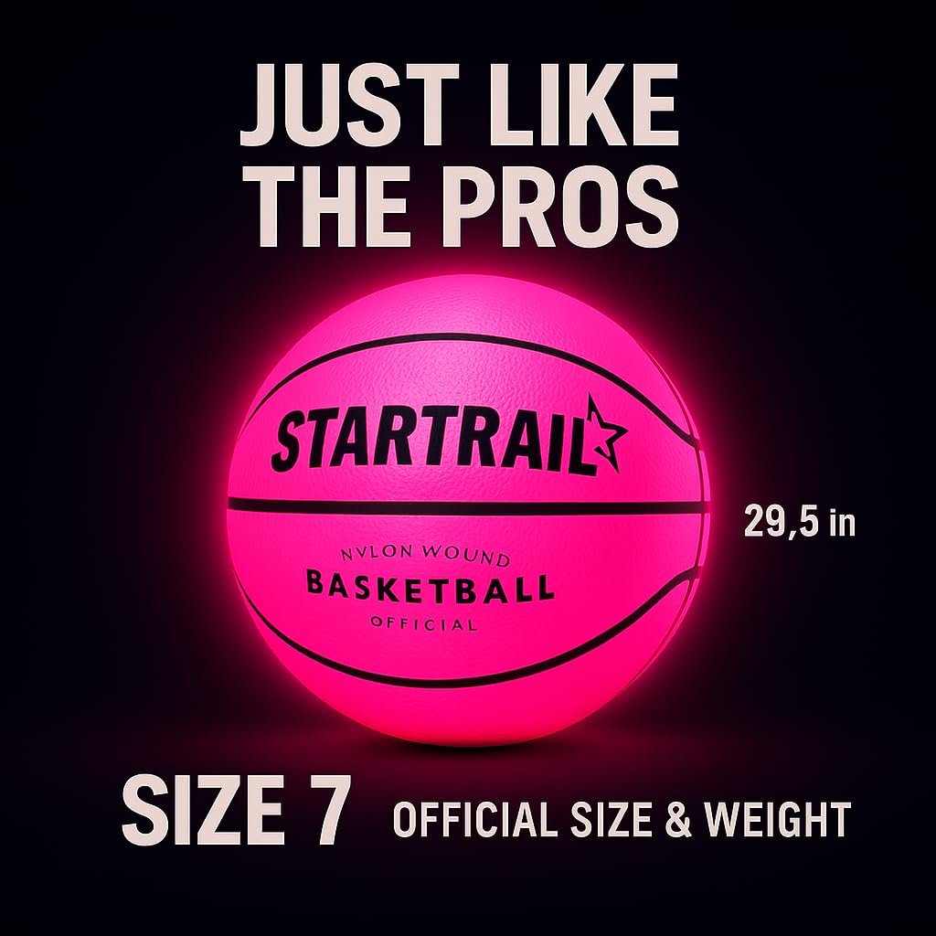 TOMLEON Glow basketball makes a great gift for basketball-loving kids.