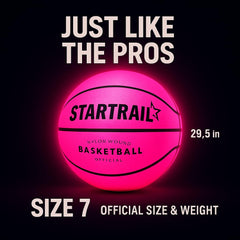 TOMLEON Glow basketball makes a great gift for basketball-loving kids.