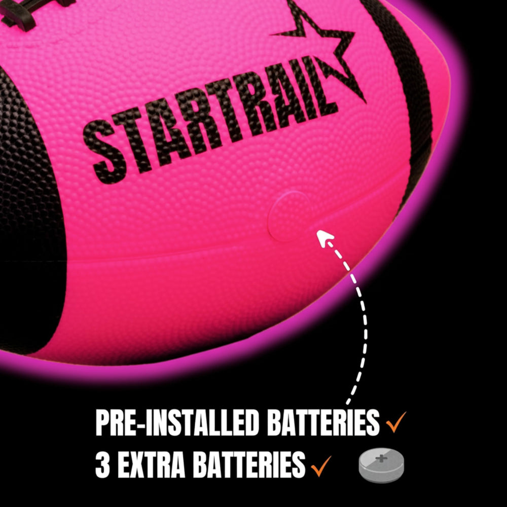 TOMLEON glow football with water resistant exterior designed for outdoors