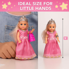 Tomleon princess dolls compatible with most dollhouses for expanded playtime