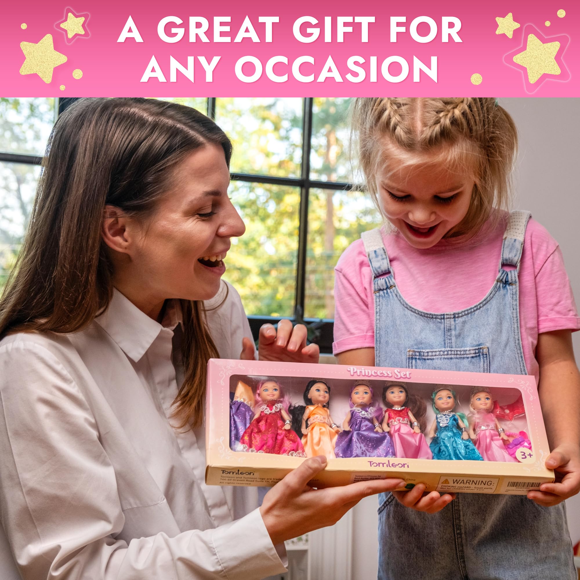Tomleon dolls with interchangeable outfits enable creative dress up and storytelling