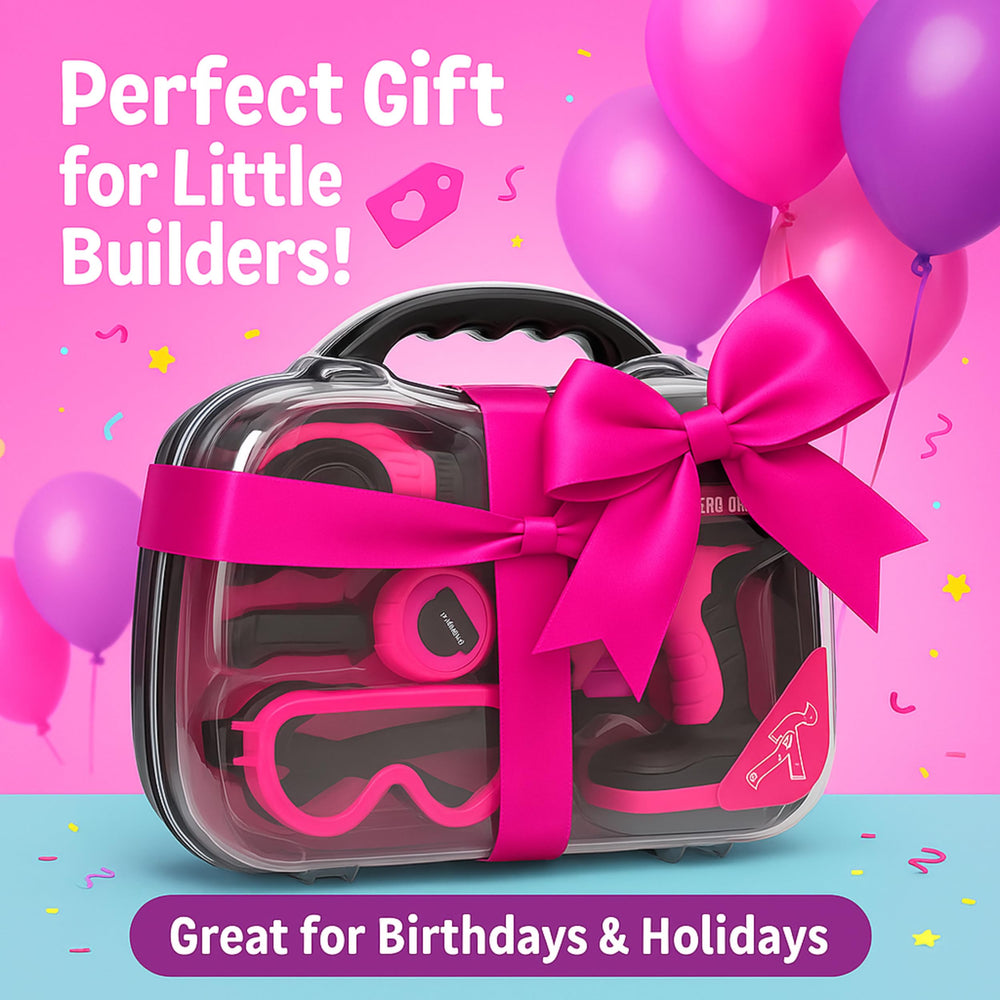 TOMLEON safety goggles protect eyes during pretend projects.