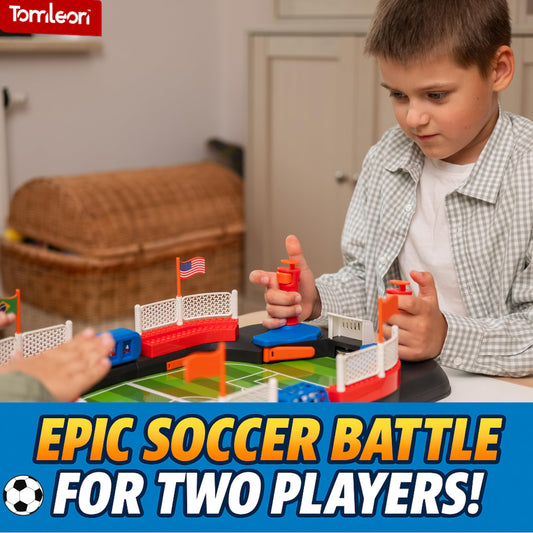 TOMLEON table soccer game joysticks provide smooth player control during matches.