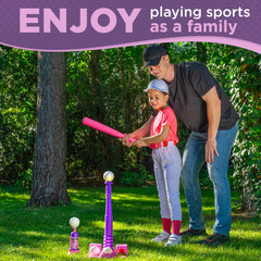 TOMLEON kid-friendly setup enabling simple at-home baseball play