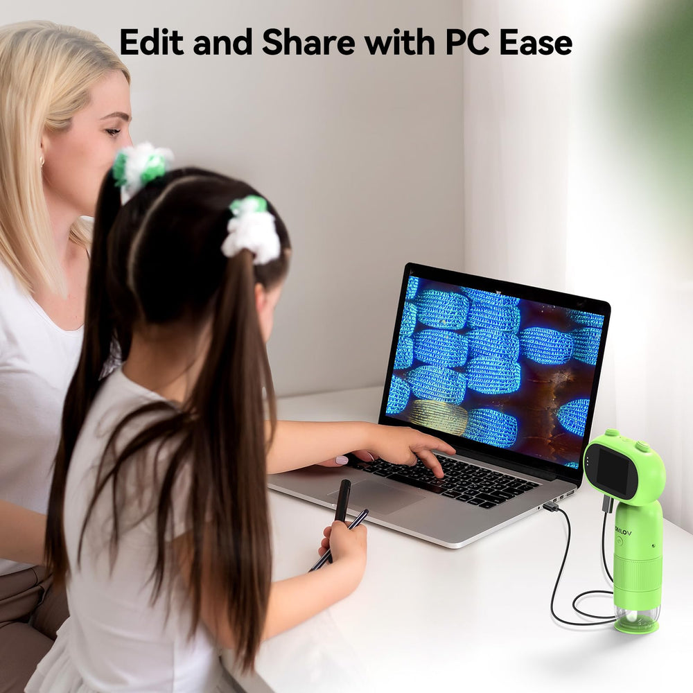 Tomlov P30's 800mAh battery powers hours of outdoor learning.