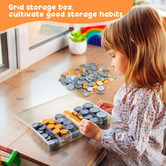TommyHome safe, durable plastic coins for preschool use.