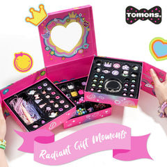 Tomons crafting manual guides kids through simple steps and design exploration.