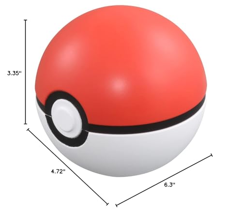TOMY MonColle MB-01 Poke Ball on shelf boosts Pokemon collection aesthetics.