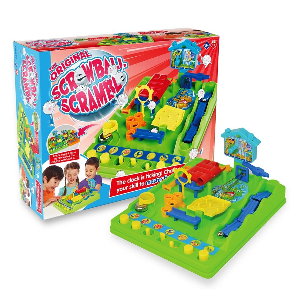 TOMY front packaging showing game box and age recommendation benefits quick setup