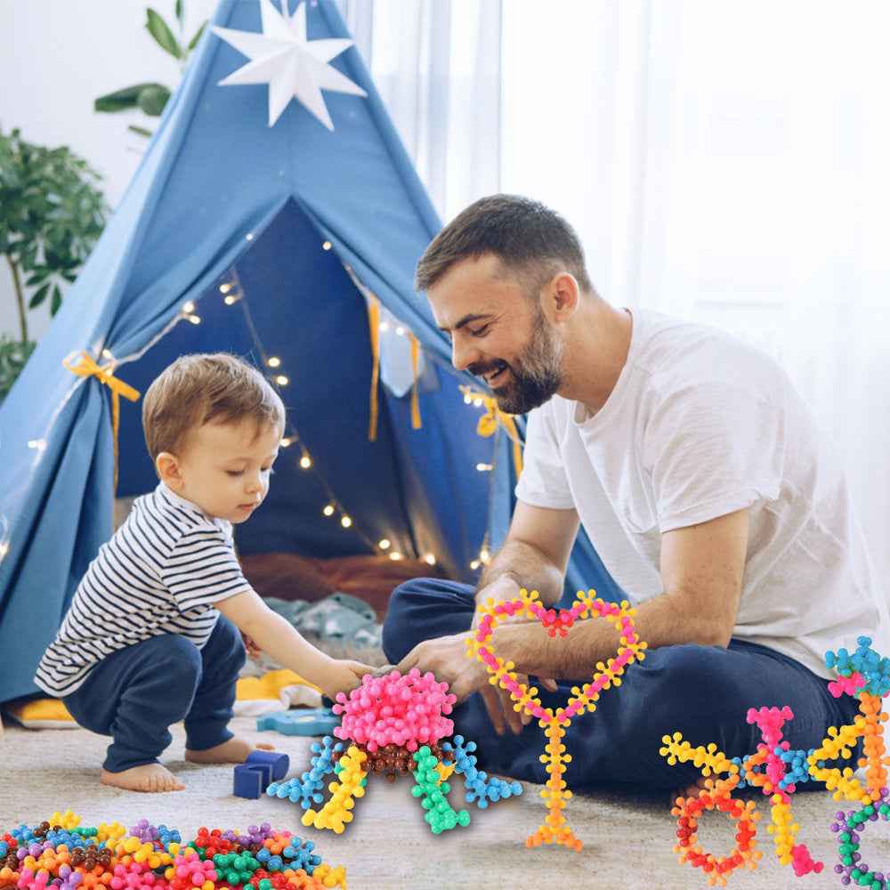 TOMYOU indoor play blocks area provides calm, focused creativity.