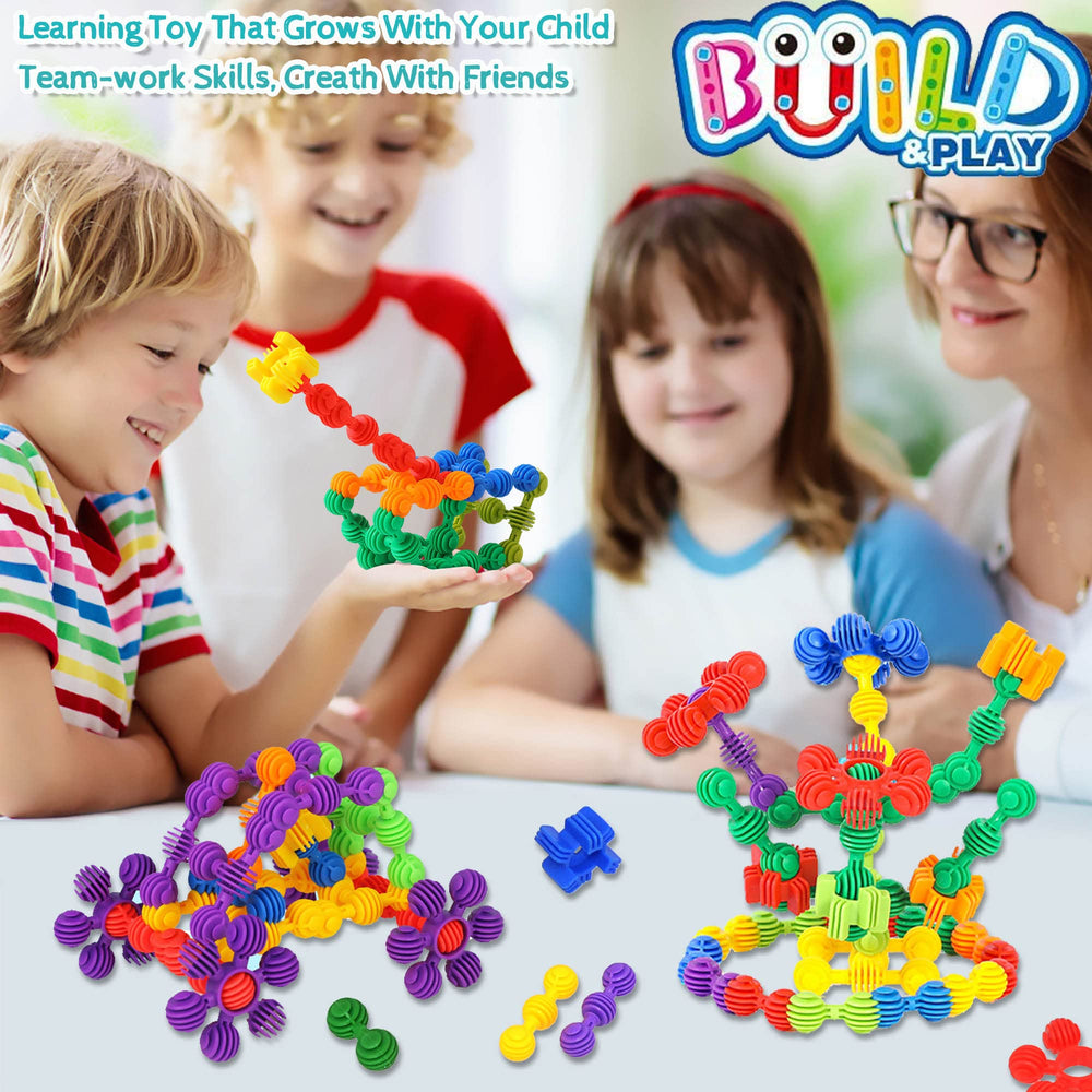 TOMYOU 3D shapes built with gears to encourage spatial reasoning and imagination