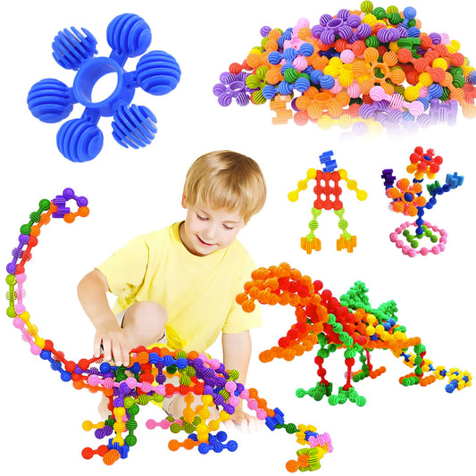 TOMYOU 120-piece colorful gear blocks for kids that boost fine motor skills and creativity