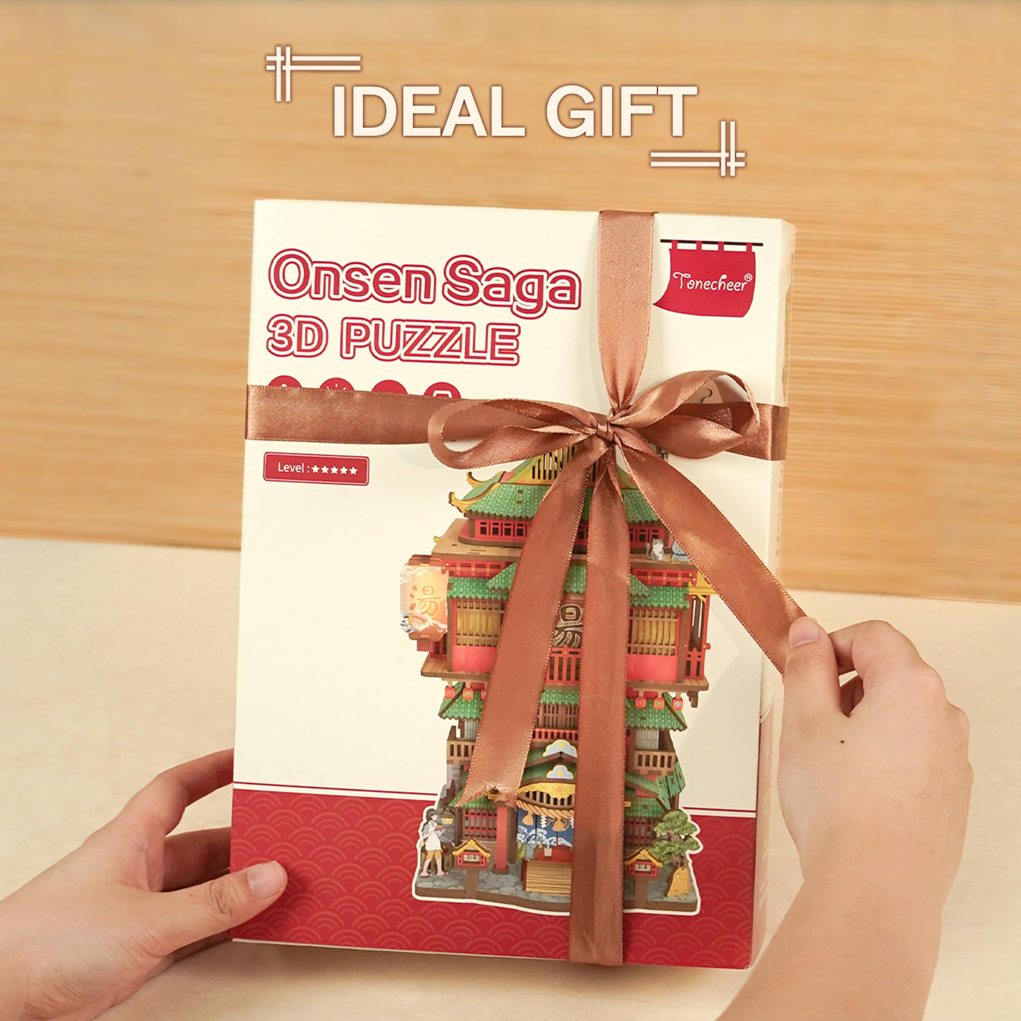 Tonecheer Japanese miniature doll house kit presented as a thoughtful gift