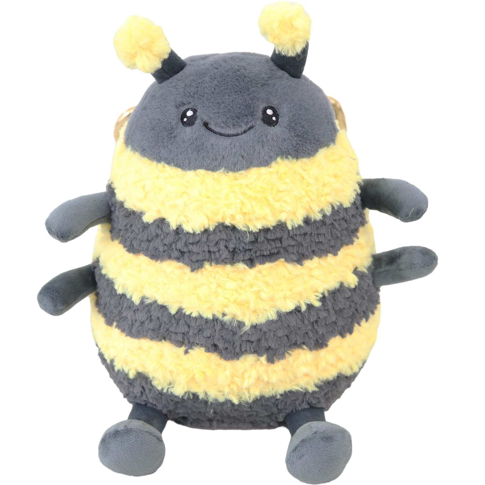 TONGSONG golden wings bee plush, playful charm for kids' rooms.