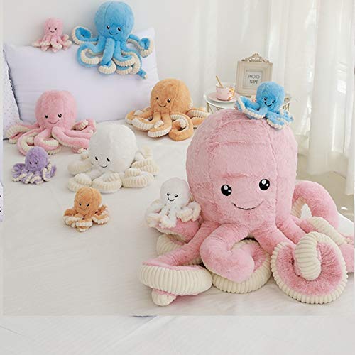 TONGSONG pink octopus plush travel-friendly companion