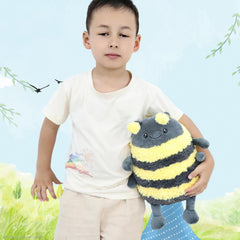 TONGSONG safe kid-friendly bee plush, no small plastic parts.