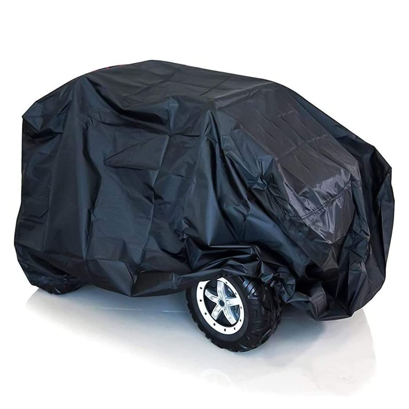 Tonhui Kids Ride-On Cover full view protects toy cars from outdoor elements.