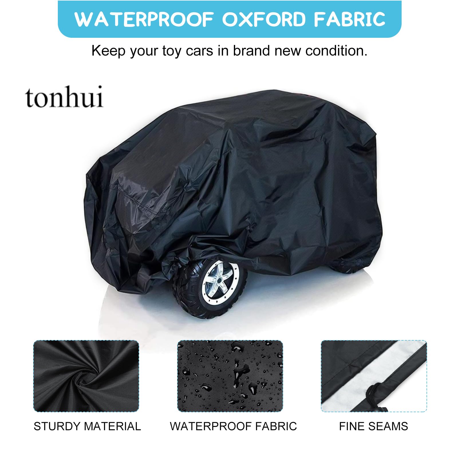 Tonhui universal-fit cover fits many toy cars and brands.