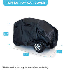 Tonhui Kids Ride-On Cover windproof bottom prevents displacement on windy days.