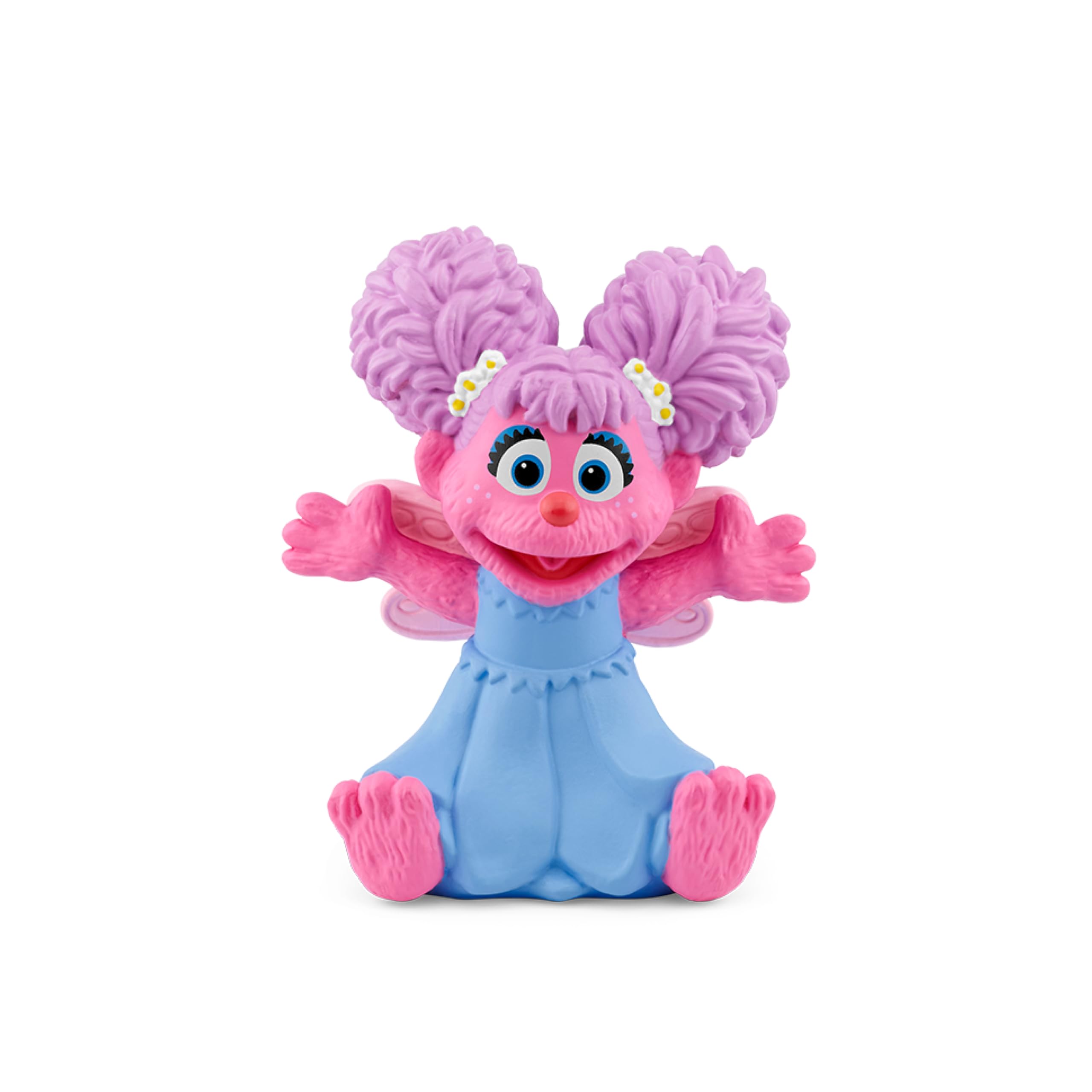 Tonies Abby Cadabby in Sesame Street scene supports vocabulary through songs and tales.
