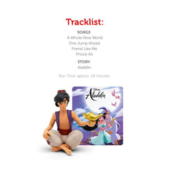 Tonies Aladdin figurine on display, a collectible Disney character for imaginative play.