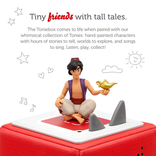 Tonies Aladdin tracklist highlights four songs for magical moments.