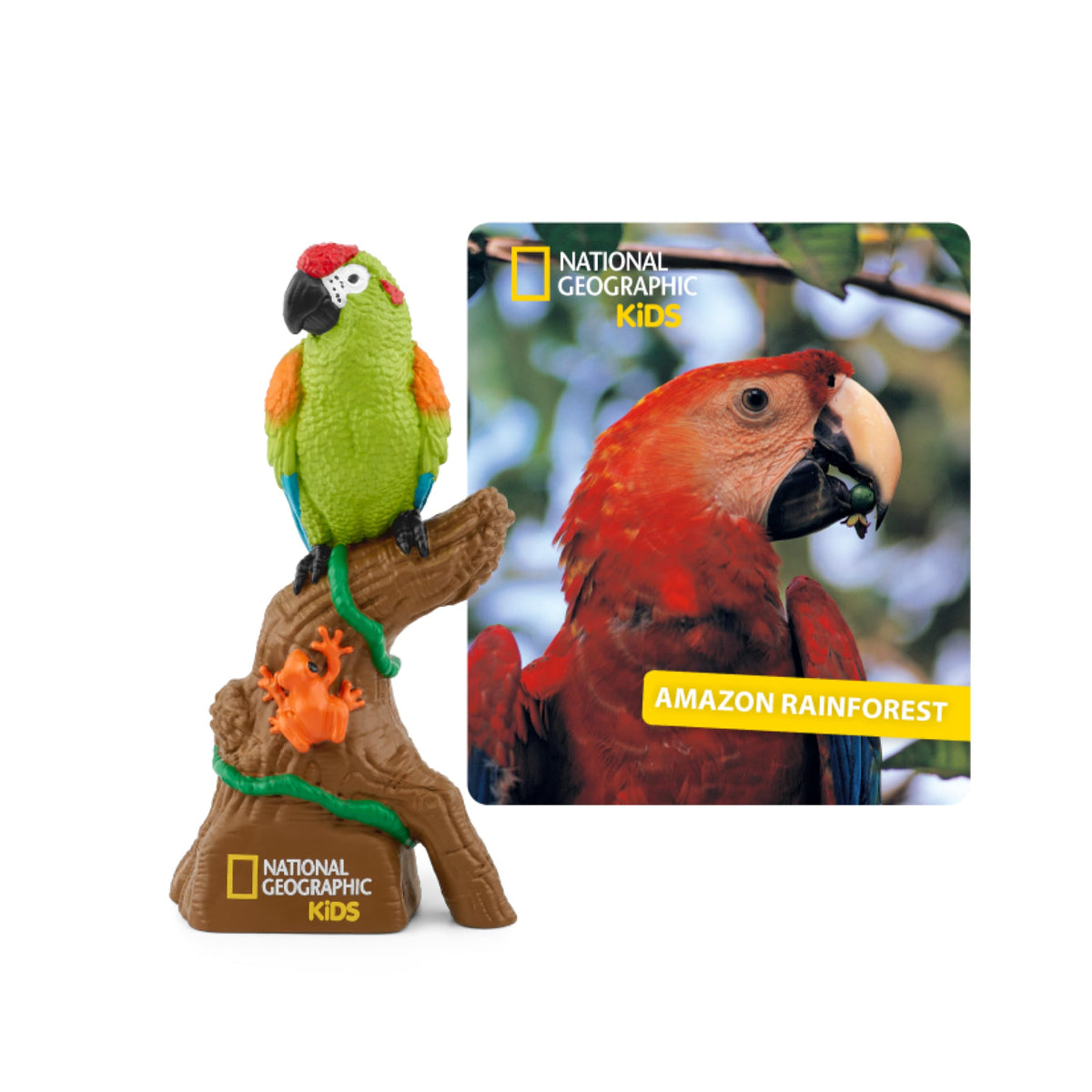 Tonies Amazon Rainforest figurine for immersive rainforest exploration at home.