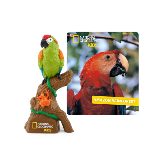 Tonies Amazon Rainforest figurine for immersive rainforest exploration at home.