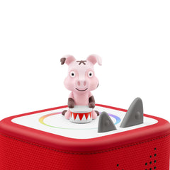 Tonies Animal Songs figure shown with kids dancing for engaging playtime.