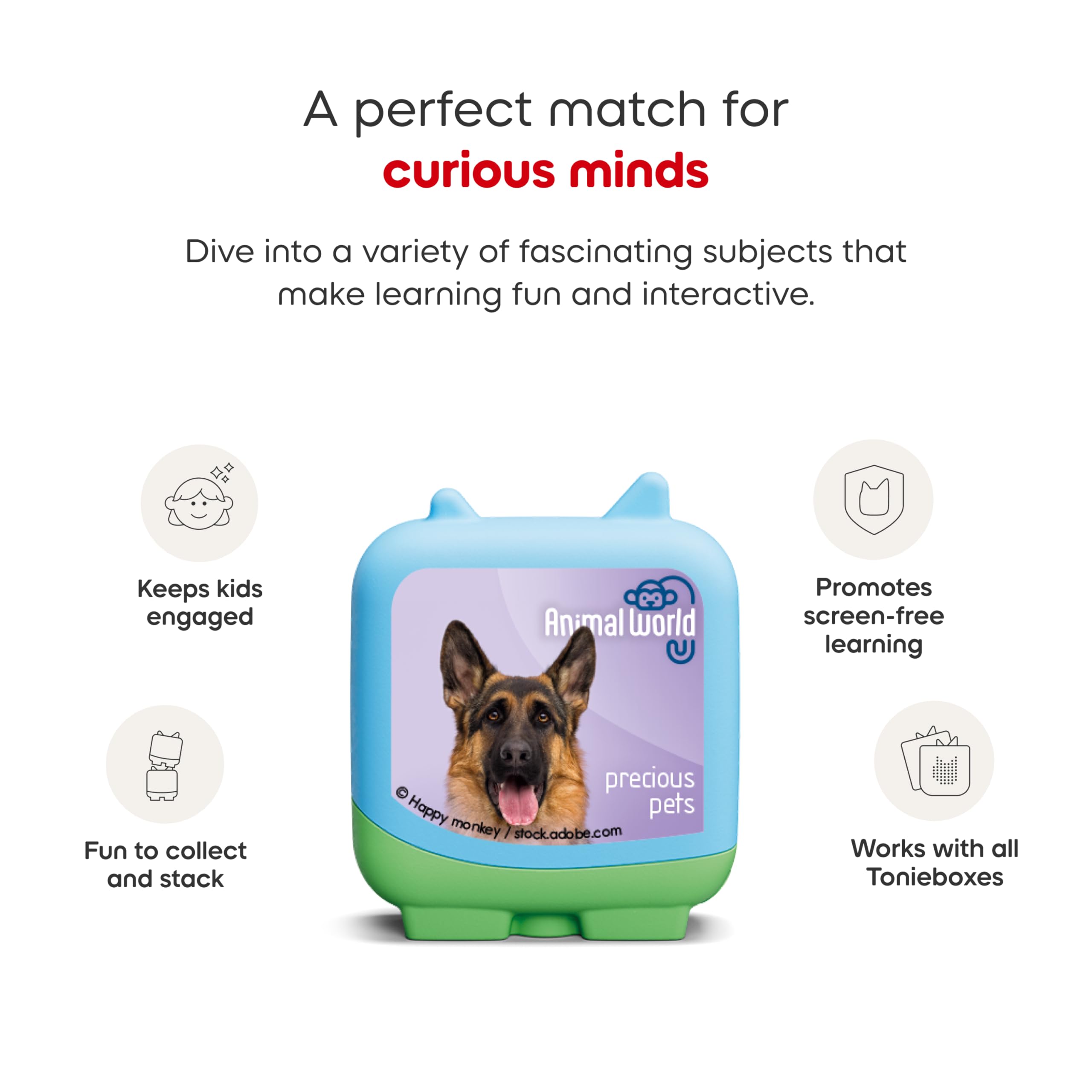 Tonies Wagging Dogs Tonie brings lively pet stories for kids.
