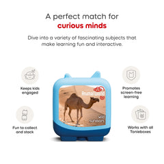 Tonies Animal World Wild Survivors Dune Dwellers Tonie — desert habitat exploration for kids