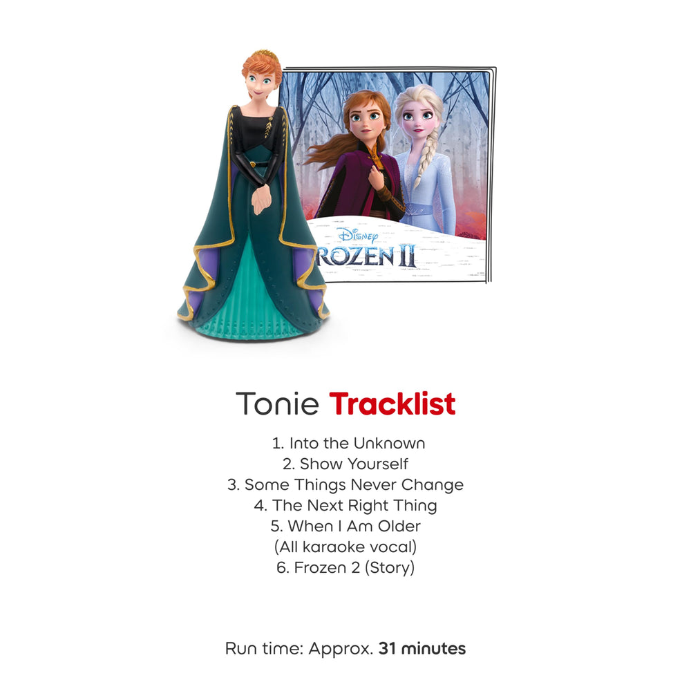 Tonies Anna Frozen II packaging closeup highlights contents