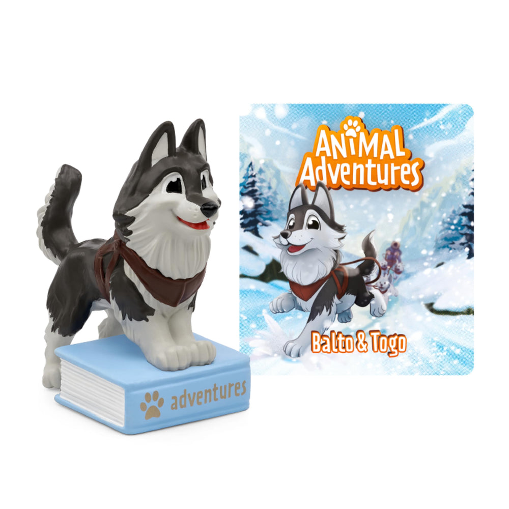 Tonies Balto & Togo adventure figurine for imaginative play and listening.