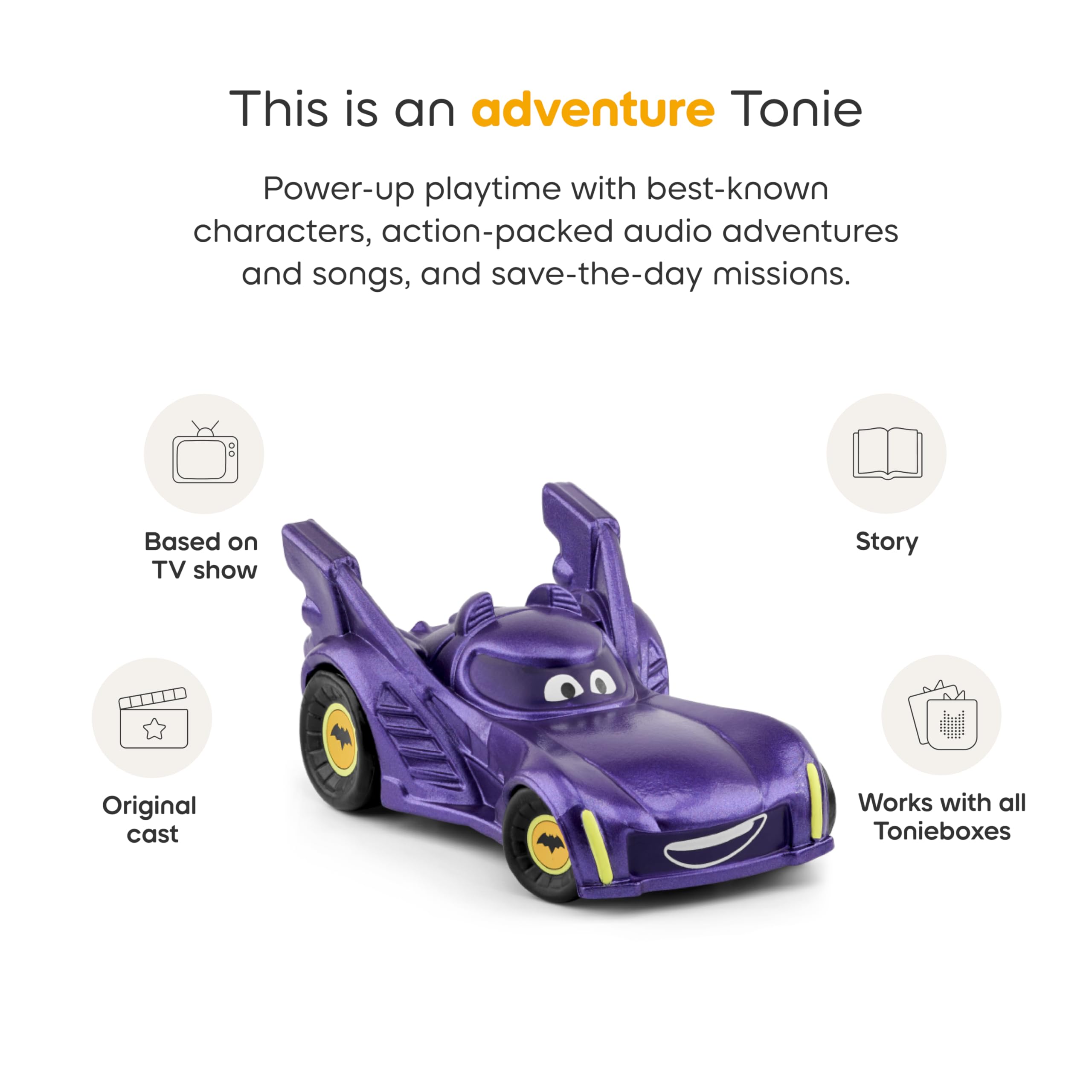 Tonies Batwheels Legion Zoom scene showing exciting action and storytelling energy.
