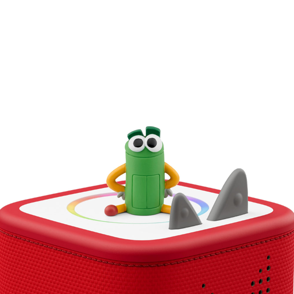 Tonies Beep figurine on Toniebox encouraging independent listening